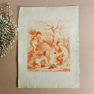 Hand Printed Coloured 19th Century Engraving