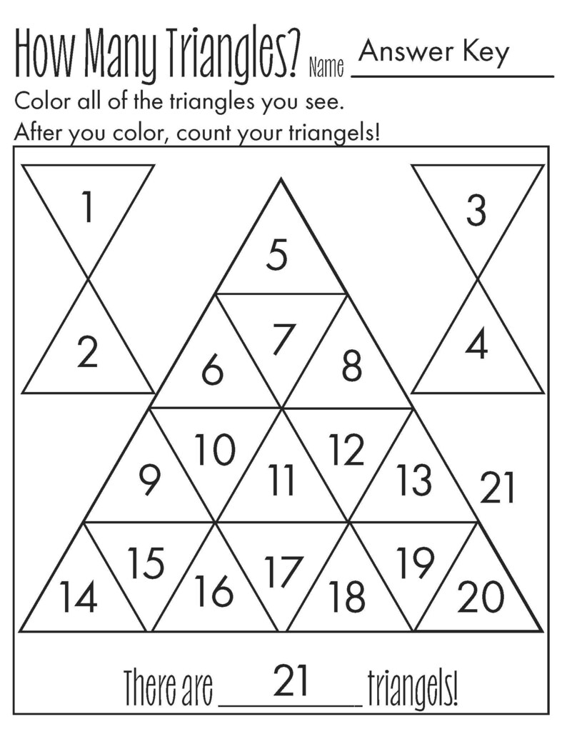 How Many Triangles Worksheet Etsy How Many Triangles Worksheet Etsy