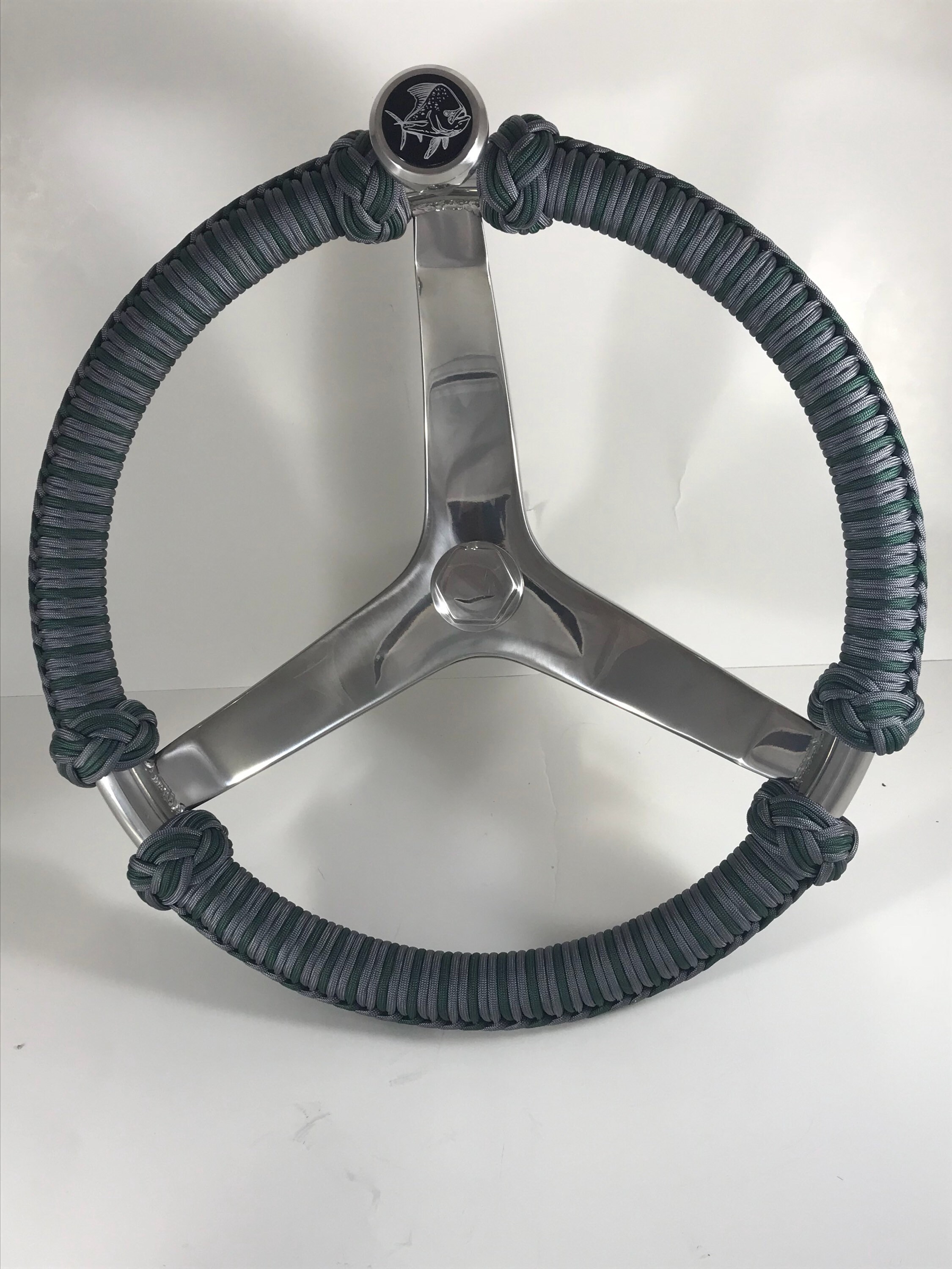 15 1/2 Deluxe SS Knob Gemlux Boat Steering Wheel Paracord Etsy