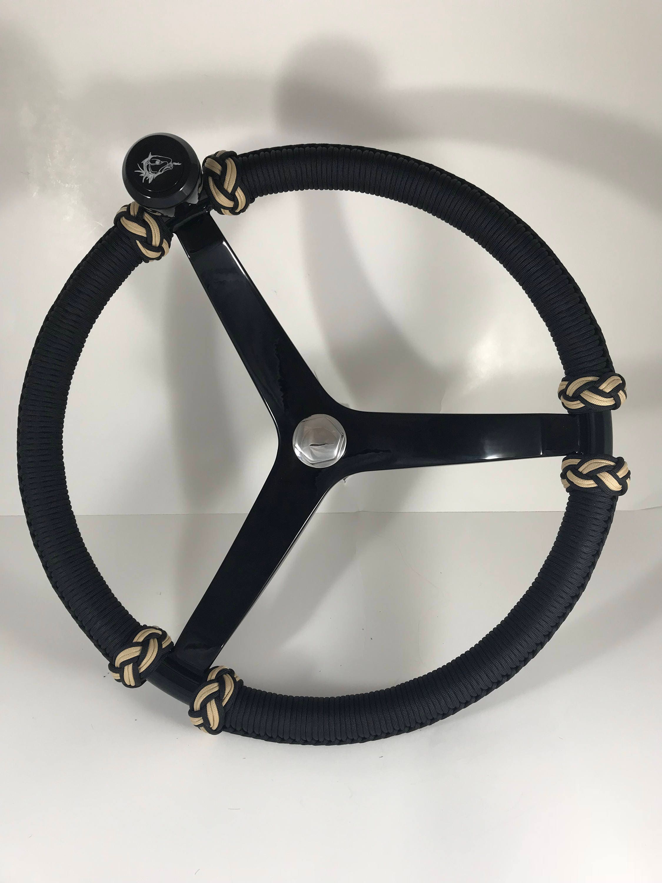 15 1/2 Deluxe SS Knob Gemlux Boat Steering Wheel Paracord Etsy
