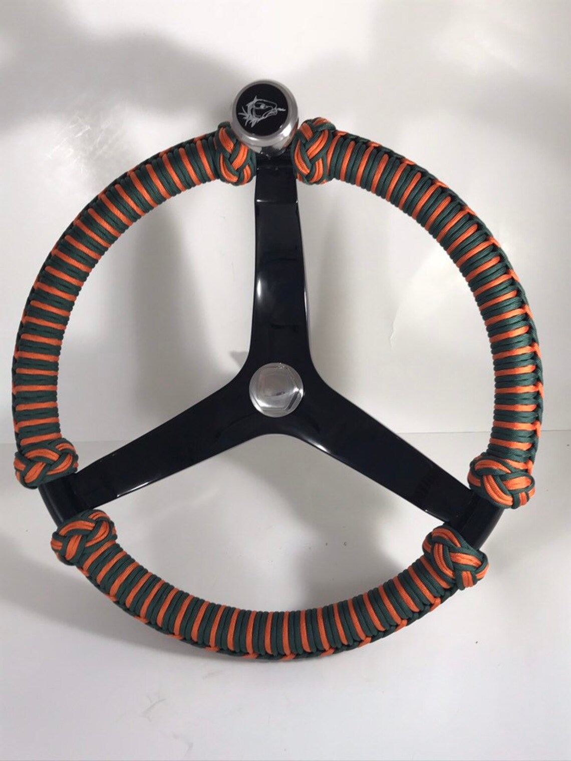 Gemlux Boat Steering Wheel Stainless Steel Paracord Wrapped Etsy