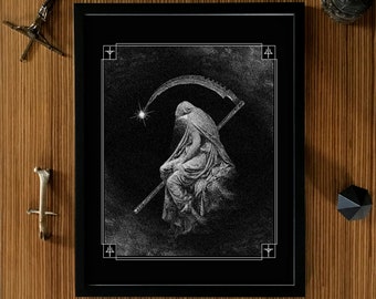 Dark Reaper Mvddrak Framed Art Poster