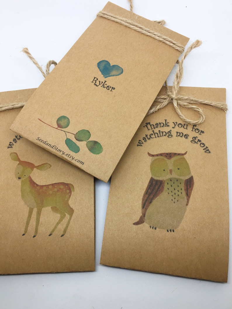 Kids party favors woodland theme woodland animals favors Etsy