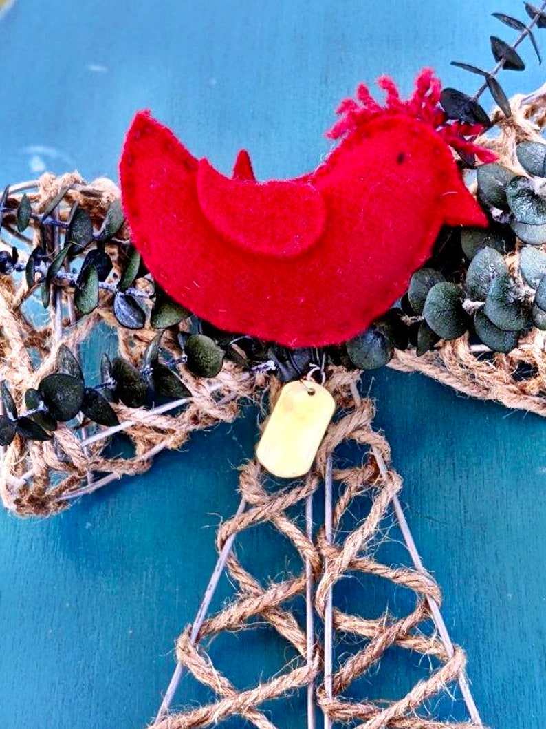 missing dad at Christmas Missing loved one tree topper personalized cardinal tree topper child loss keepsake