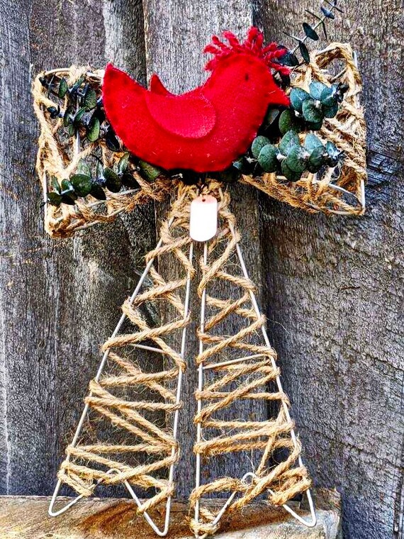 missing dad at Christmas Missing loved one tree topper personalized cardinal tree topper child loss keepsake