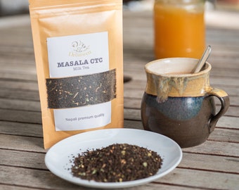 Masala CTC tea, Chai, from Ilam in Nepal, 100g
