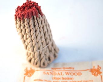 Incense strings sandalwood hand-rolled, incense