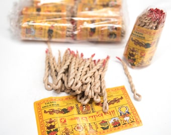 Tashi incense cords hand-rolled, incense from Tibet