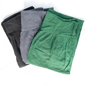 Pantalon large Ännlin en coton fin et doux, vert malachite image 10