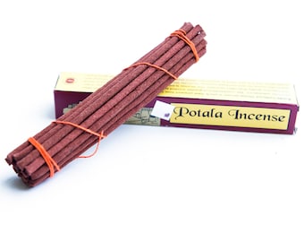 Potala incense sticks 25.5 cm, hand-rolled from Tibet without additives