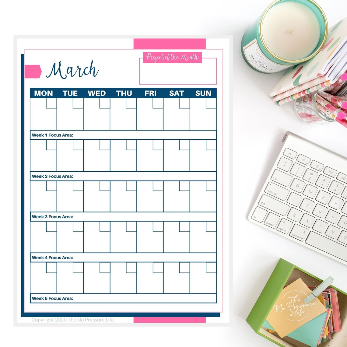 Decluttering Printable Calendar Decluttering Planner PDF - Etsy