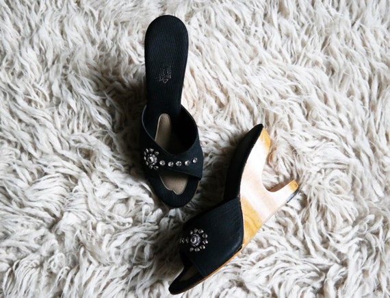 1950 ' s Henry eaux strass en porte-à-faux Peep Toes | Premiers Clients
1950 ' s Henry Henry Henry eaux strass en porte-à-faux Peep Toes | Premiers Clients
47d71a