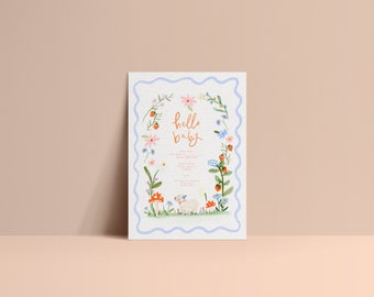 Baby Announcement/Baby shower Invite Digital Download