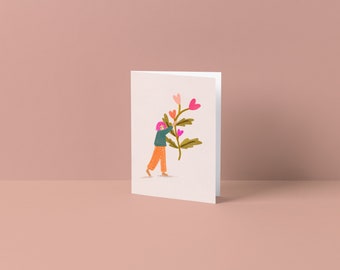 Heart Plant Card