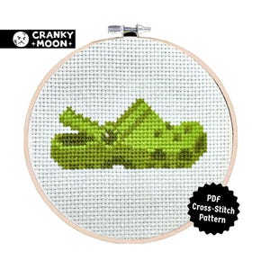 PDF Funky Clog Cross Stitch Pattern