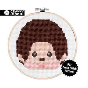 PDF Monchhichi Cross Stitch Pattern