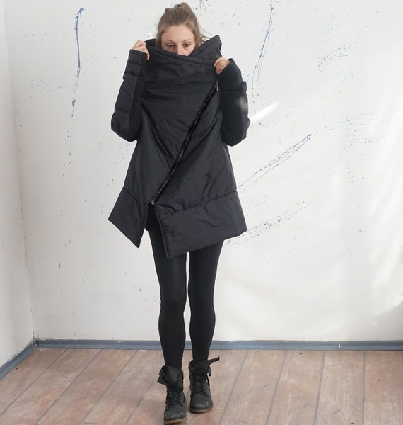 extra long padded coat