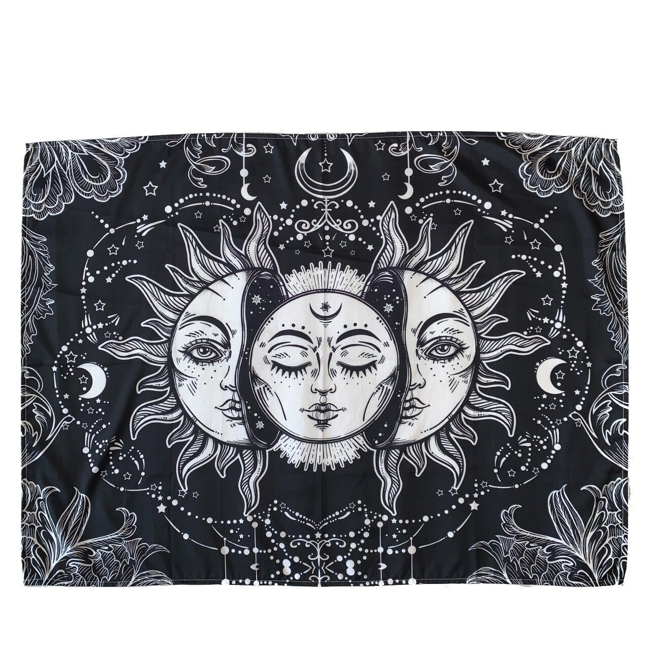 Sonne und Mond Sterne Wandbehang Wandteppich Wohnheim Dekor | Etsy