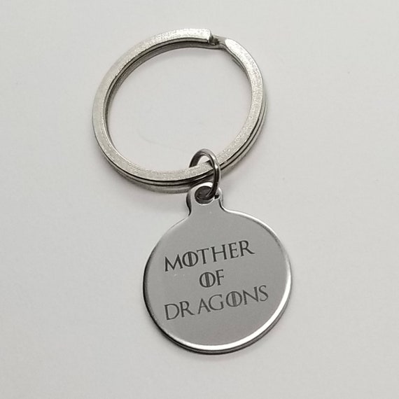 Mother Of Dragons Keychain Game Of Thrones Keychain Game Of Etsy