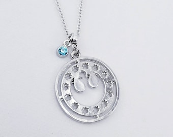 Star Wars Necklace, Rebel Alliance Necklace, Star Wars Gift, Star Wars Jewelry, Star Wars Necklace, Birthstone Jewelry