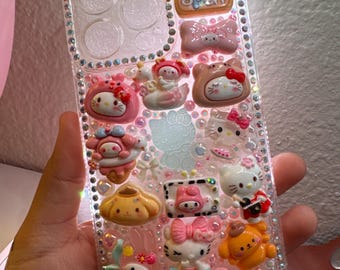 IPhone 14 Pro Max junk kawaii bling case