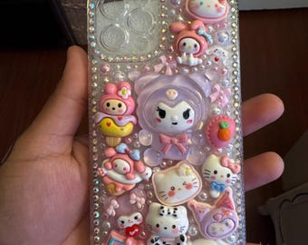 IPhone 12 Pro junk kawaii bling case