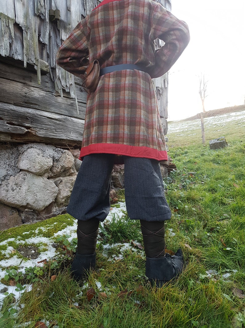 Leg Wrap Wool Brown Kids Calf Wrap Viking Ranger Costume Cosplay Medieval Boys SCA Toraxacum LARP