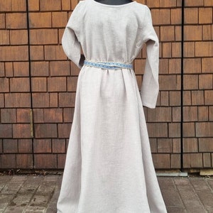 Kinder Mittelalter Kleid, Wikinger Kleidung Mädchen, Unterkleid LARP, SCA, Cosplay, Toraxacum Bild 10