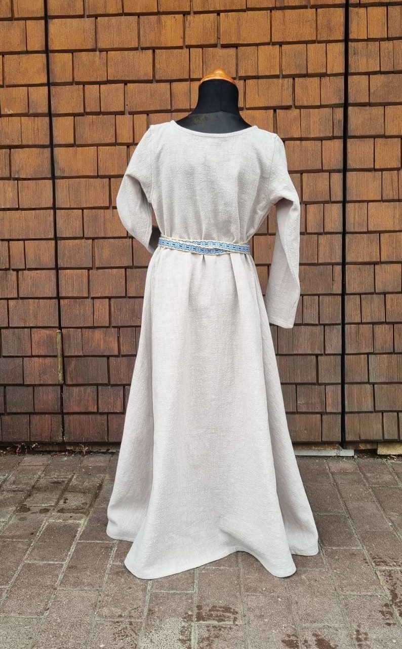 Kinder Mittelalter Kleid, Wikinger Kleidung Mädchen, Unterkleid LARP, SCA, Cosplay, Toraxacum Bild 10