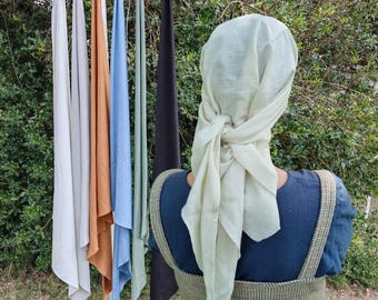Viking linnen hoofddoek, middeleeuwse hoofdtooi voor vrouwen, Toraxacum