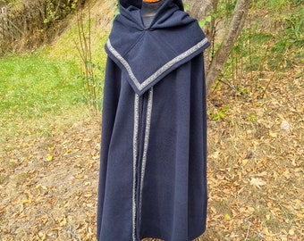 Set children's cloak + cowl, medieval garb, Viking, SCA, LARP Toraxacum