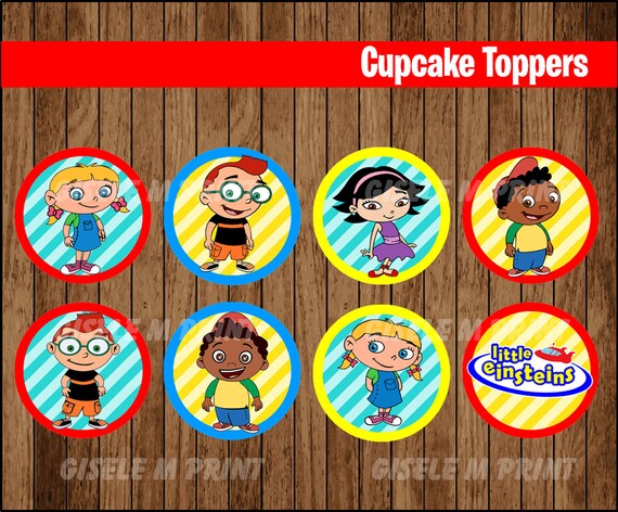 Little Einsteins Cupcakes Toppers Printable Little Einsteins Etsy