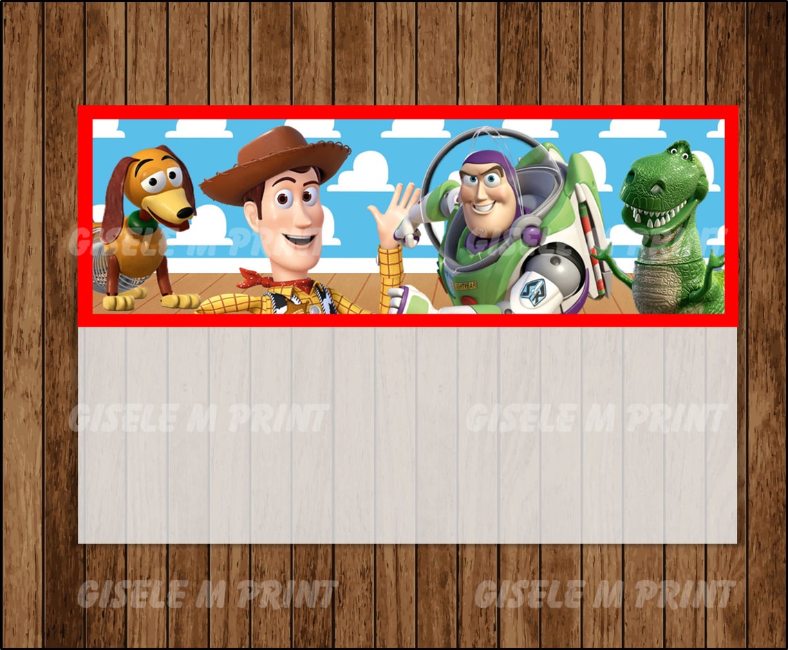 Toy Story 4 Bags Printable Toy Story Bags Toppers Toy Story | Etsy