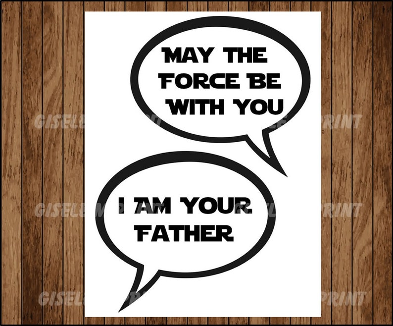 Star Wars party photo booth prop word bubbles, INSTANT DOWNLOAD image 2