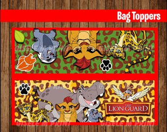 Lion Guard Food Labels Printable Lion Guard food tent cards
