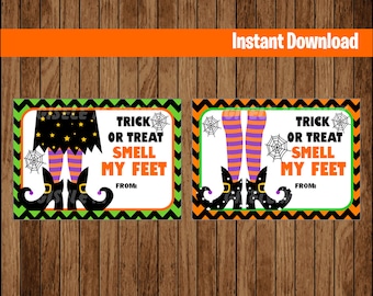 Halloween Tags - Thank You Tags - Halloween Favor Tags - Halloween Gift Tags - Halloween Labels - Halloween Treat Tags