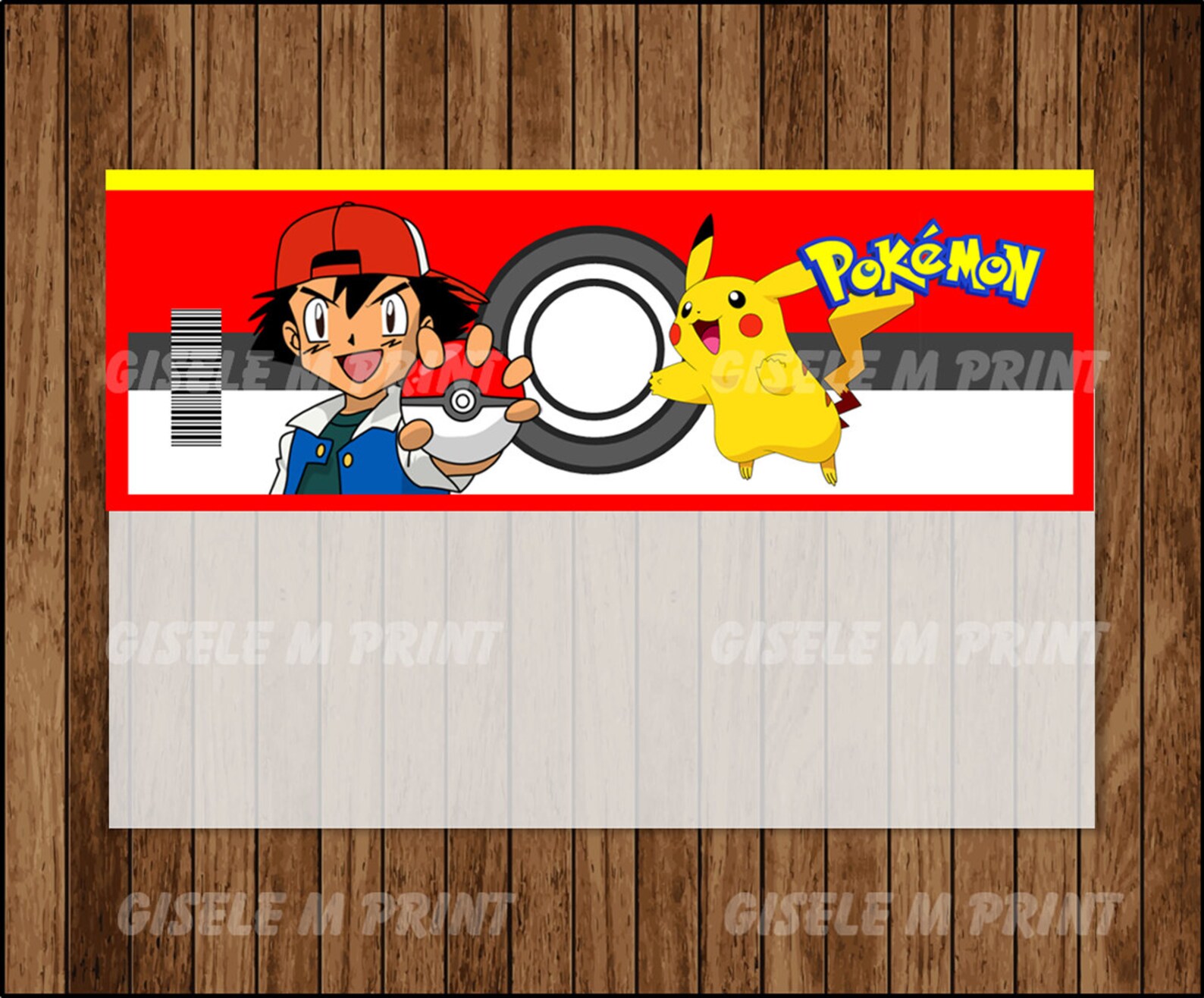 Pokemon Bags Printable Pokemon Bag toppers Pokemon party Etsy