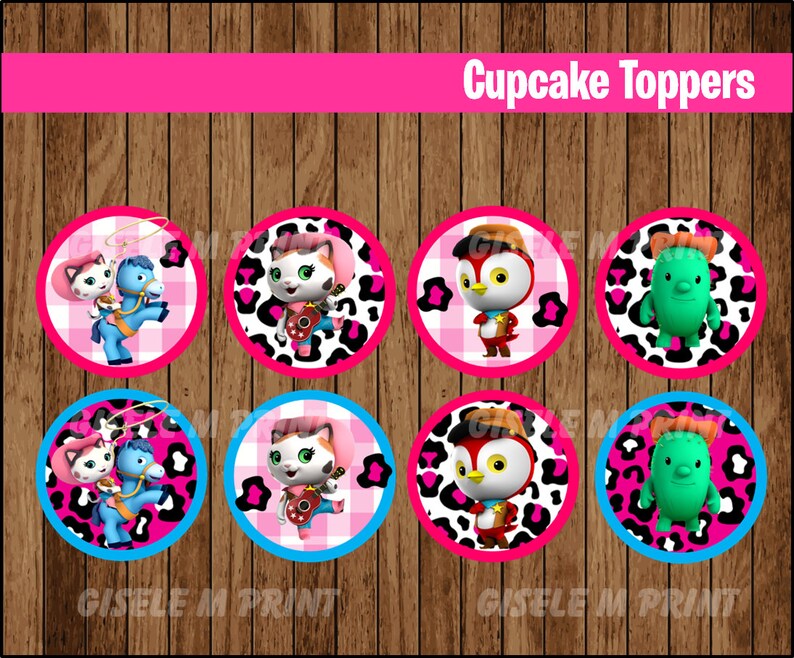 Sheriff Callie's Wild West cupcakes toppers Printable | Etsy