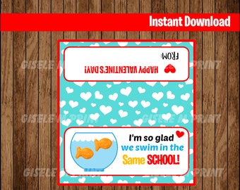 Fish Bowl Valentine | Etsy