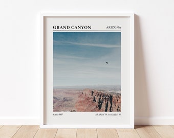 Grand Canyon National Park Poster: Arizona Wall Art Print