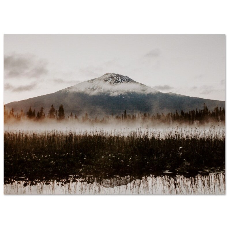 Oregon Mountain Photography Print: Scenic Wilderness Landscape 13x18 cm / 5x7″