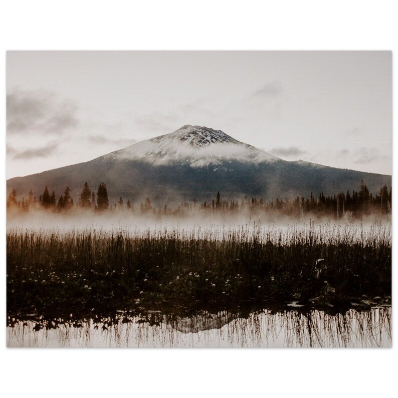 Oregon Mountain Photography Print: Scenic Wilderness Landscape 27x35 cm / 11x14″