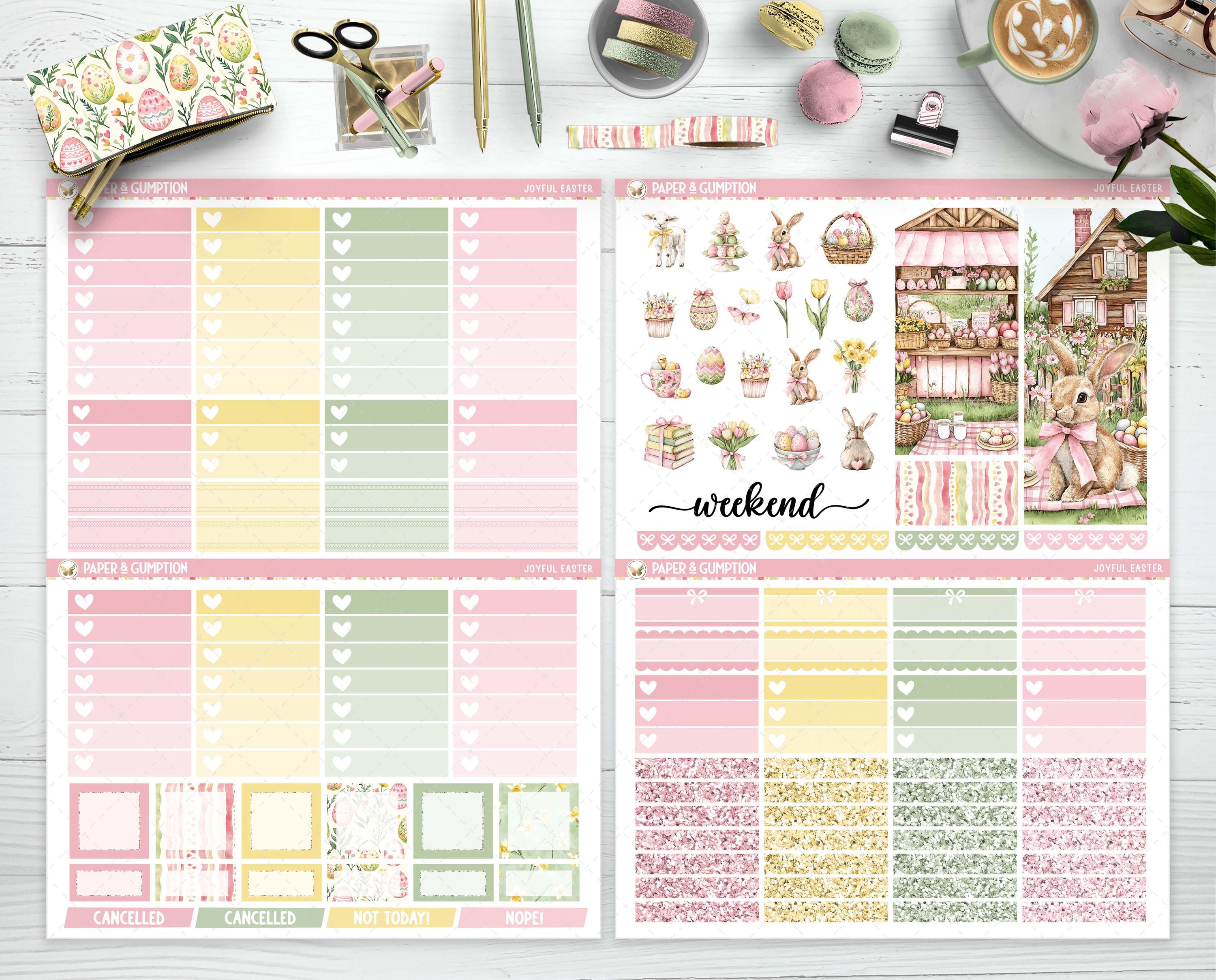 Printable Planner Stickers Weekly Sticker Kit Classic Happy Planner ...