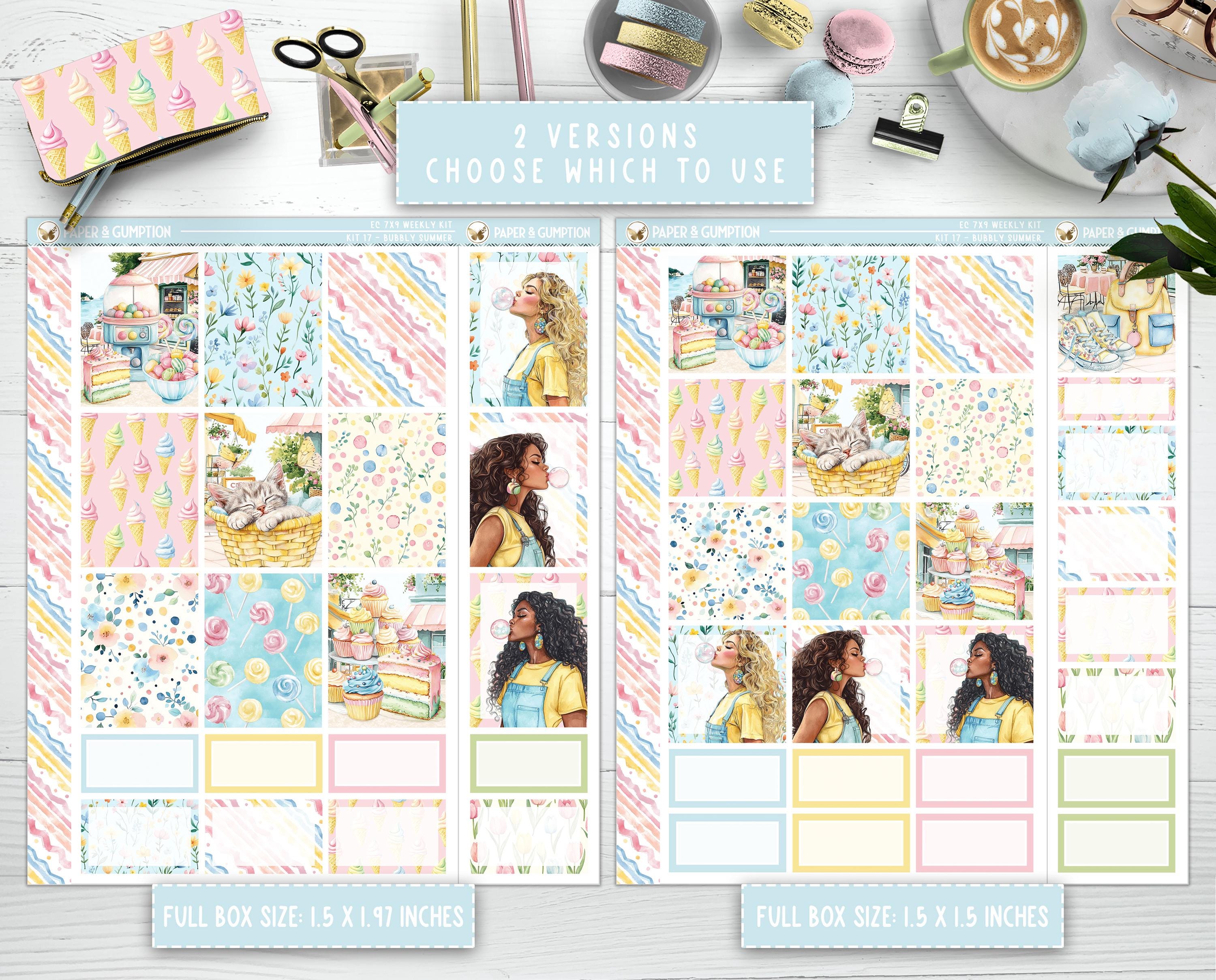 Printable Planner Stickers Erin Condren 7x9 Ec Vertical Weekly Sticker ...