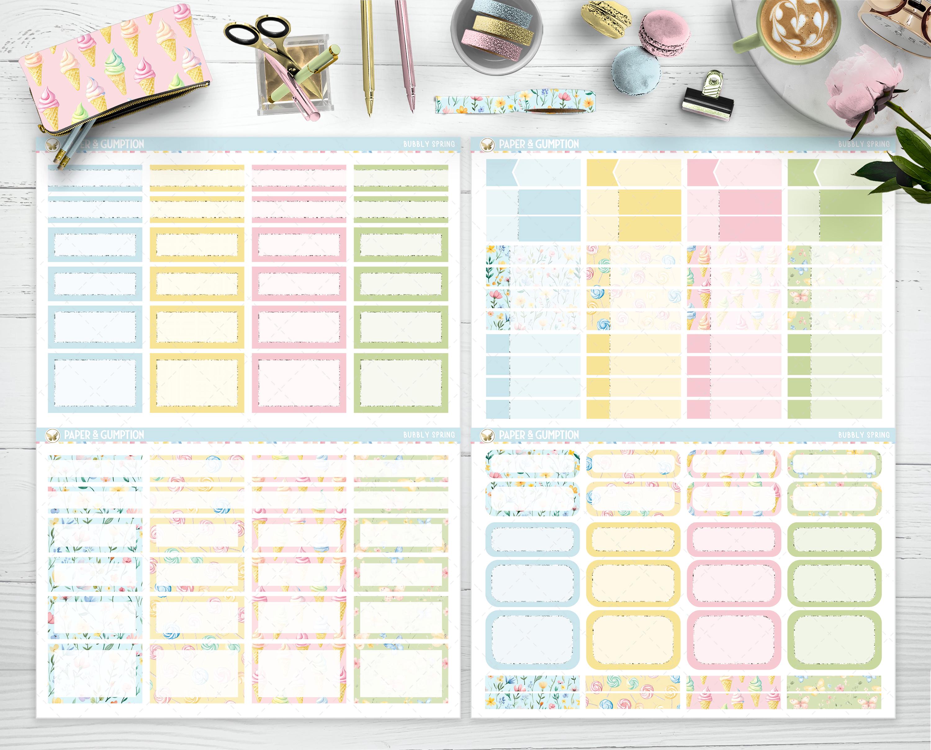 Printable Planner Stickers Weekly Sticker Kit Classic Happy Planner ...