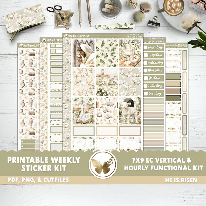 Printable Planner Stickers Erin Condren 7x9 Ec Vertical Weekly Sticker ...