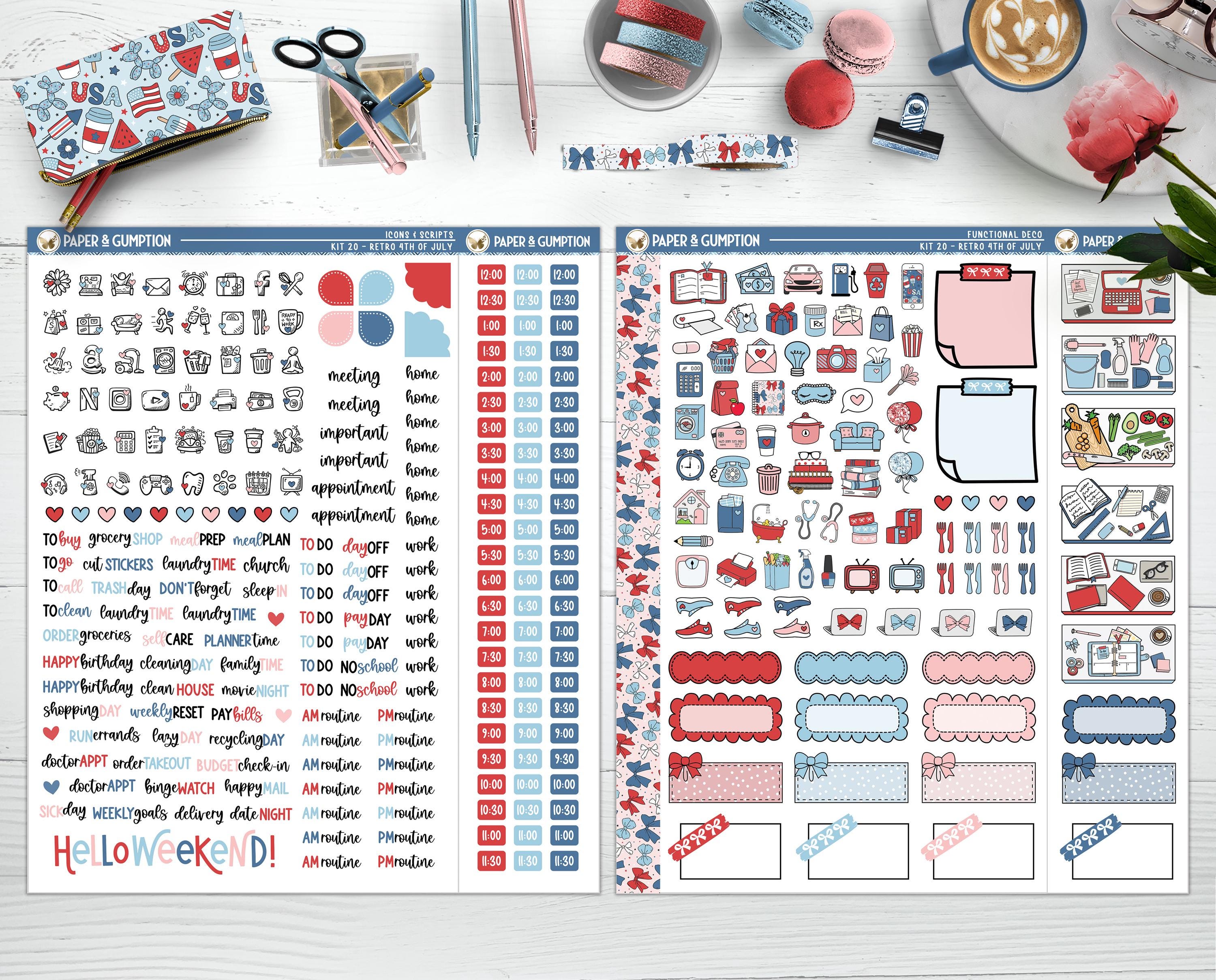 Kawaii Etsy Planner Stickers