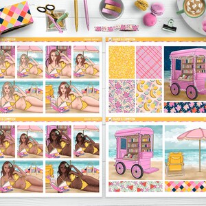 Printable Planner Stickers Seaside Serenity Weekly Sticker Kit Erin ...