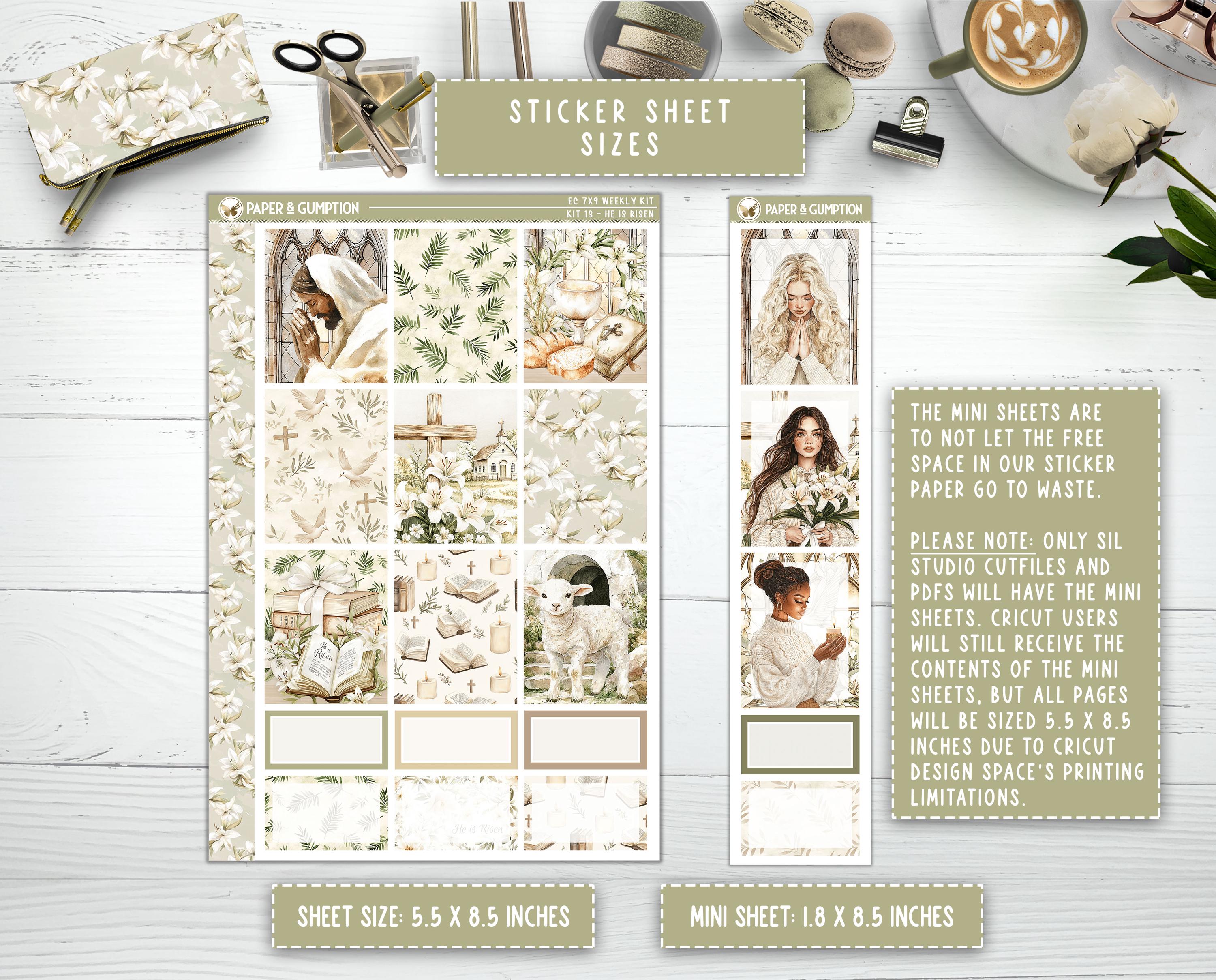 Printable Planner Stickers Erin Condren 7x9 Ec Vertical Weekly Sticker ...
