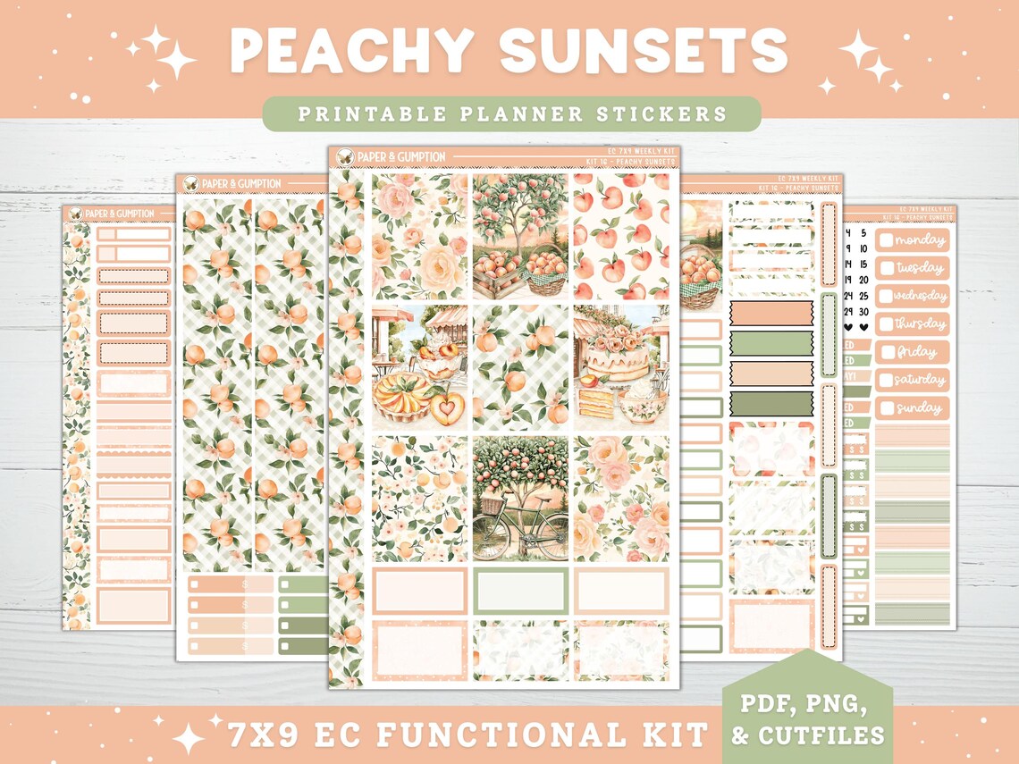Printable Planner Stickers Erin Condren 7x9 Ec Vertical Weekly Sticker ...